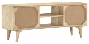 tömör mangófa TV-szekrény 110 x 30 x 45 cm
