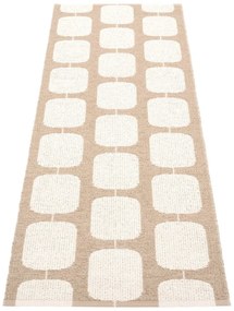 Bézs-krémszínű kültéri-beltéri futószőnyeg 70x200 cm Sten Light Nougat – Pappelina