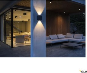 SLV 1002900 MANA Modern Kültéri Fali Lámpa Antracit LED IP65