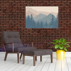 Kép - Türkiz hegység N⁰2 (90x60 cm)