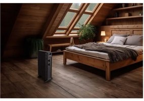 Sencor - 9 bordás olajradiátor 800/1200/2000W/230V fekete