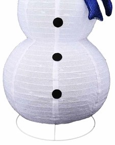 Karácsonyi Hóember Család 3 pcs Meleg fehér 81 x 60 x 125 cm