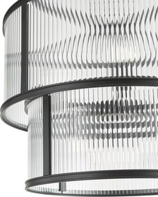 Dar Lighting glamour modern függeszték bianka matt fekete darbia0622