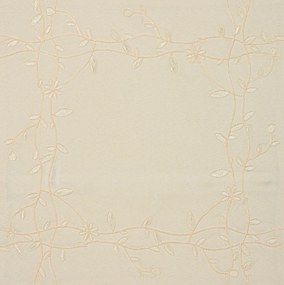 Dekoratív párnahuzat PETAL FRAME 40x40 cm, krémszínű
