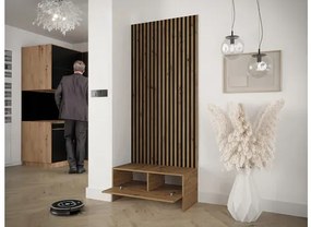 Előszoba Esmaldos VII (artisan tölgy + fekete) . 1104730