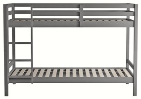 Gyerek emeletes ágy 90 cm Invocato (szürke) (ágyráccsal). 1116362