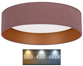 Brilagi Brilagi - LED Mennyezeti lámpa VELVET LED/24W/230V 3000/4000/6400K rózsaszín/arany BG0271