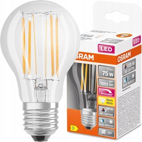 Led izzó E27 A60 7,5W 2700K szabályozható Osram