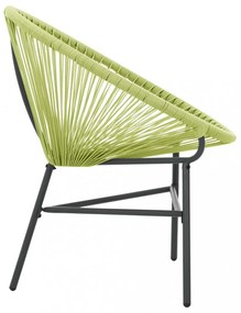 zöld polyrattan kerti Acapulco szék