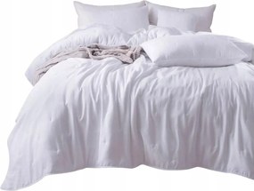 Dotta texturált dekoratív ágytakaró 160x220 fehér, pöttyös hímzéssel