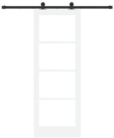 Csúszóajtó ORKDAL Fehér 78 x 211 cm Fa és fém