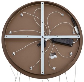 Design függőlámpa sötét bronz 9-lámpás LED-del, 3 lépésben dimmelhető - Vide Anella