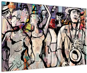 Kép - Jazz éjszaka (90x60 cm)