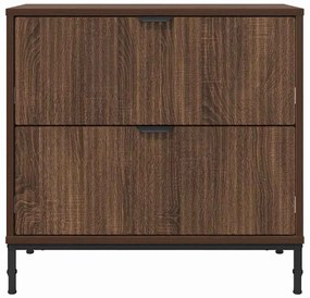 Éjjeli asztal fiókkal barna tölgy 63.5 x 36 x 61 cm Faanyag