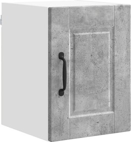 vidaXL Konyhaszekrény polcokkal Beton Szürke 30 x 31 x 40 cm Faanyag