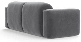 Szürke bársony kanapé 220 cm Strino – Cosmopolitan Design