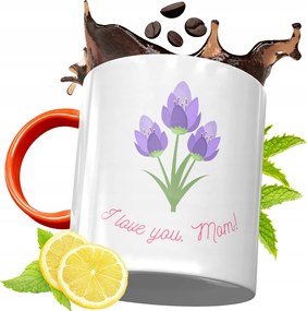 Narancssárga Bögre Anyák Napjára Ajándék fényképes nyomattal