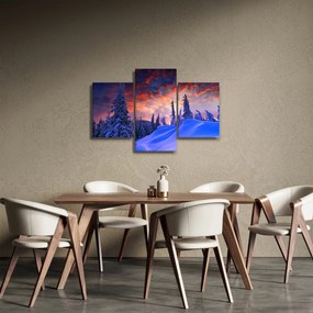 Kép - Téli szürkület (90x60 cm)