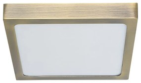 PREZENT 49064 LENYS Négyzetes Mennyezeti Låmpa Antik Bronz, Fehér LED IP20