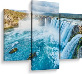 Kép - Godafoss vízesés (90x60 cm)