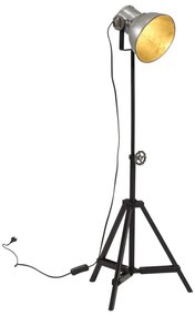 vintage ezĂŒst ĂĄllĂłlĂĄmpa 25 W 35x35x65/95 cm E27