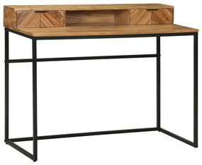 Íróasztal 110x50x87 cm Szilárd Fa Akác