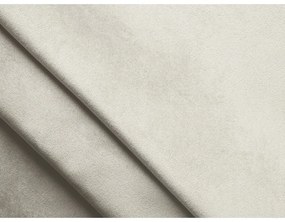 Fehér bársony moduláris sarokkanapé Lokua – Makamii