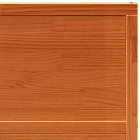 viaszbarna tömör fenyőfa istálló stílusú ajtó 80x208 cm