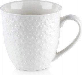 Nagy Kerámia Ivópohár Kávé Teák Gyógynövények Fehér 580 ml