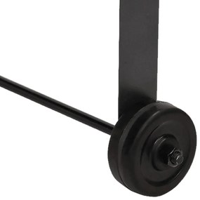 antracitszürke horganyzott acél növénytartó 100x54,5x100 cm