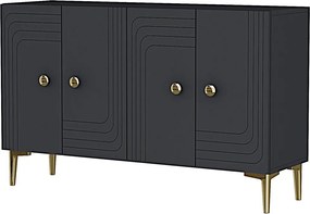 Lessi 120 - Anthracite, Gold