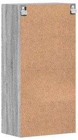 Fali szekrény polcokkal Szürke sonoma 55 x 29 x 100 cm Faanyag