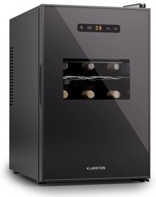 Klarstein Silent Vino 15 Uno Borhűtő 39 l / 15 palack 5-18 °C Érintős