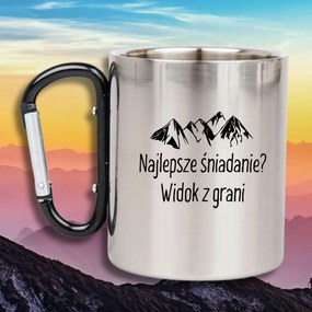 Bögre Acél Fül Karabiner Vicces Ajándék Legjobb Reggeli