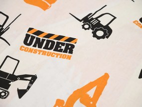 Világító pamut ágynemű BAGR narancssárga Ágyneműhuzat mérete: 70 x 90 cm | 140 x 200 cm