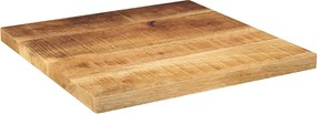 vidaXL tömör nyers mangófa négyzet alakú asztallap 50x50x2,5 cm