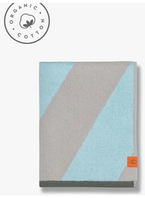 Mentazöld frottír bio pamut fürdőlepedő 70x133 cm Diagonal – Mette Ditmer Denmark