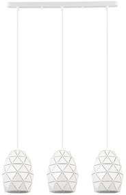 ITALUX MDM-3480/3 W - Csillár zsinóron HARLEY 3xE27/40W/230V fehér