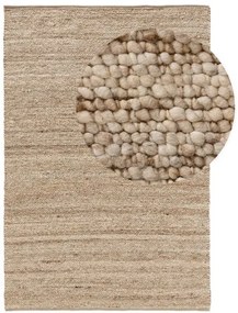 Finn bézs gyapjú szőnyeg 15x15 cm Sample