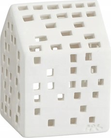 Kähler Urbania Gyertyatartó Házikó Fehér Classic