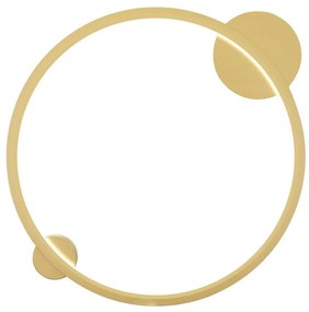 LED fali lámpa SATURNO LED/25W/230V 50 cm átmérő IP44 arany