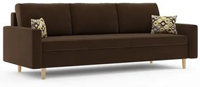 ETNA modell 2 nagyméretű kinyitható kanapé  Barna