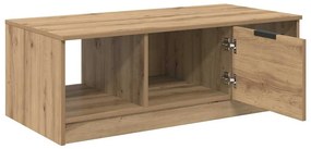Dohányzóasztal kézműves tölgy 100 x 50 x 36 cm Faanyag