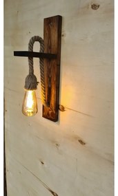 AHSAP fali lámpa 1xE27/40W/230V fenyő/dió