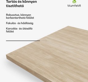 Blumfeldt Bearsdon asztallap 180 x 90 cm konyhához és étkezőhöz, Robusztus rétegelt lemez