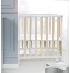 Fehér-natúr színű járóka 100x75 cm – Roba