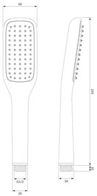 OMNIRES HUDSONX-PCR - HUDSONX zuhanykészlet, fényes króm