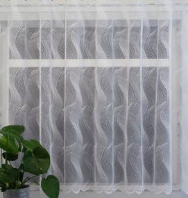 Mg Függöny jacquard 34374 Fehér 170cm magas lengyel 2,4m kupon