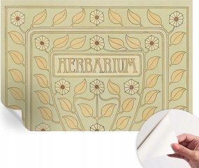 Divatos öntapadós tapéta Fali furnér Növényi dísz 152x104 cm