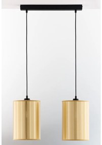 Jupiter 2091 - CORTINA kábeles függeszték 2xE27/15W/230V arany/fekete